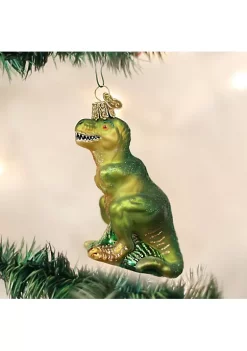 Buy 😀 Old World 🎁 Christmas Blown T-Rex Glass Ornament 👍 -Old World Christmas Shop Belk 3825