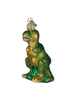 Buy 😀 Old World 🎁 Christmas Blown T-Rex Glass Ornament 👍 -Old World Christmas Shop Belk 3826