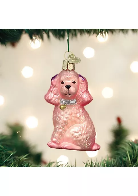 Cheap โ Old World ๐ Christmas Pink Poodle Glass Blown Ornament ๐ 6 Cheap โ Old World ๐ Christmas Pink Poodle Glass Blown Ornament ๐ - Image 4