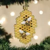Promo ⌛ Old World 🎅 Christmas (#12586) Honeycomb Glassblown Ornament 😀 -Old World Christmas Shop Belk 3844