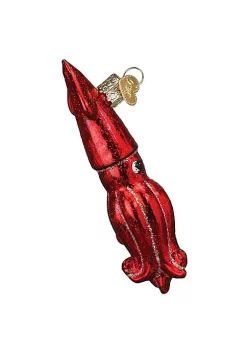 Best deal ⌛ Old World 🔔 Christmas Glass Blown Ornaments Red Squid (#12600) ✨ -Old World Christmas Shop Belk 3863