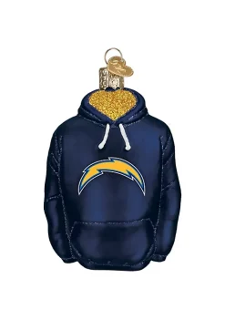 Coupon ✔️ Old World 🔔 Christmas Los Angeles Chargers Hoodie Ornament For 🔔 Christmas Tree 😍 -Old World Christmas Shop Belk 389