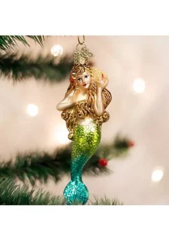 Cheap 🔥 Old World 🎁 Christmas 10196 Glass Blown Mermaid Ornament 😍 -Old World Christmas Shop Belk 3897