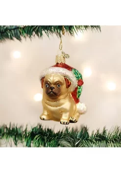 Cheapest 🧨 Old World 🔔 Christmas 12430 Glass Blown Holly Hat Pug Ornament 🧨 -Old World Christmas Shop Belk 3916