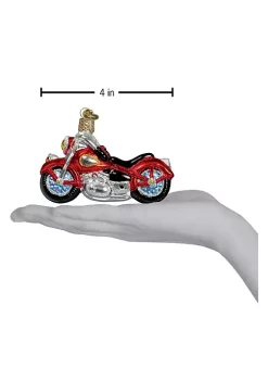 Deals 👍 Old World 🎅 Christmas Motorcycle Glass Blown Hanging Ornament 😉 -Old World Christmas Shop Belk 3975