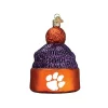 Wholesale 🔔 Old World 🎅 Christmas Glass Blown Ornament (#61214) Clemson Beanie, 4.5" 🔔 -Old World Christmas Shop Belk 3977