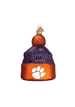 Wholesale 🔔 Old World 🎅 Christmas Glass Blown Ornament (#61214) Clemson Beanie, 4.5" 🔔 -Old World Christmas Shop Belk 3979