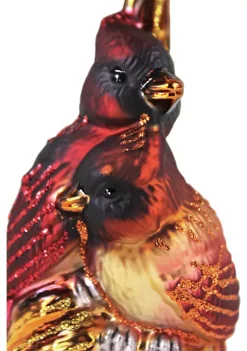 New 👍 Old World 🎅 Christmas Glass Blown Ornament, Pair of Cardinals (#16045) 🧨 -Old World Christmas Shop Belk 3992