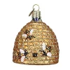 Coupon 🎁 Old World 🔔 Christmas 12391 Glass Blown Bee Skep Ornament 😉 -Old World Christmas Shop Belk 400