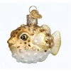 New ❤️ Old World 🎄 Christmas 12495 Glass Blown Pufferfish Ornament For 🎄 Christmas Tree ⭐ -Old World Christmas Shop Belk 403