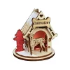 Coupon ❤️ Old World ❄ Christmas Ginger Cottages K-9 🐶 Doghouse-Dalmatian K9103 Ornament, Multi (#81002) 🎁