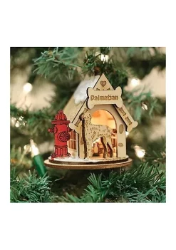 Coupon ❤️ Old World ❄ Christmas Ginger Cottages K-9 🐶 Doghouse-Dalmatian K9103 Ornament, Multi (#81002) 🎁 -Old World Christmas Shop Belk 4032