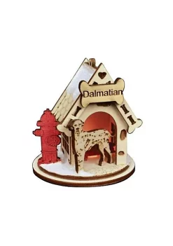 Coupon ❤️ Old World ❄ Christmas Ginger Cottages K-9 🐶 Doghouse-Dalmatian K9103 Ornament, Multi (#81002) 🎁 -Old World Christmas Shop Belk 4034