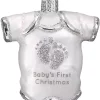 Buy ⭐ Old World 🔔 Christmas Glass Blown Ornament White Baby One Piece (#32340) 💯
