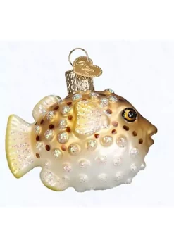 New ❤️ Old World 🎄 Christmas 12495 Glass Blown Pufferfish Ornament For 🎄 Christmas Tree ⭐ -Old World Christmas Shop Belk 405