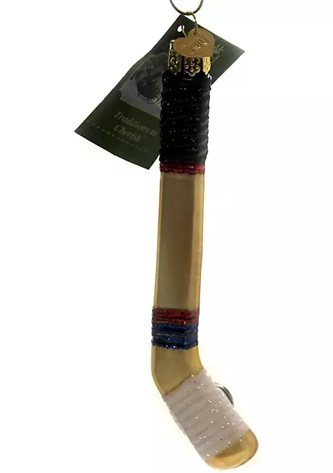 Outlet 👏 Old World ❄ Christmas 44155 Glass Blown Hockey Stick Ornament ⭐ 4 Outlet 👏 Old World ❄ Christmas 44155 Glass Blown Hockey Stick Ornament ⭐ - Image 2