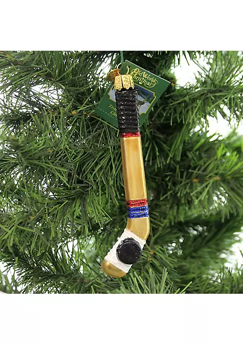 Outlet 👏 Old World ❄ Christmas 44155 Glass Blown Hockey Stick Ornament ⭐ 5 Outlet 👏 Old World ❄ Christmas 44155 Glass Blown Hockey Stick Ornament ⭐ - Image 3