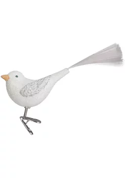 Hot Sale 💯 Old World 🎄 Christmas Glass Blown Ornament, (#18112) Sparkling Snowbird 🌟