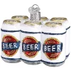 Budget ⌛ Old World 🎄 Christmas Glass Blown Ornament Six Pack of Beer (#32333) 🥰 -Old World Christmas Shop Belk 4096