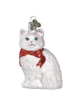 Buy 🎁 Old World 🔔 Christmas Cat Lover Collection Glass Blown Ornaments Princess Kitty ❤️