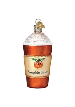 Best Pirce โ๏ธ Old World ๐ Christmas Glass Blown Ornament, Pumpkin Spice Latte (#32478) โจ
