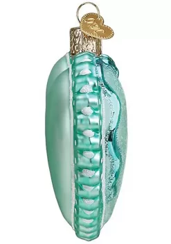 Wholesale 😍 Old World 🔔 Christmas 30060 Glass Blown Baby Boy???s Footprint Heart Ornament 👏 -Old World Christmas Shop Belk 4123