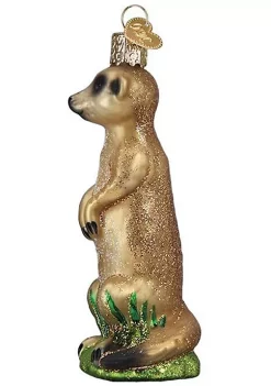 Brand new 🎁 Old World 🎄 Christmas 12577 Glass Blown Meerkat Ornament ⌛ -Old World Christmas Shop Belk 4126