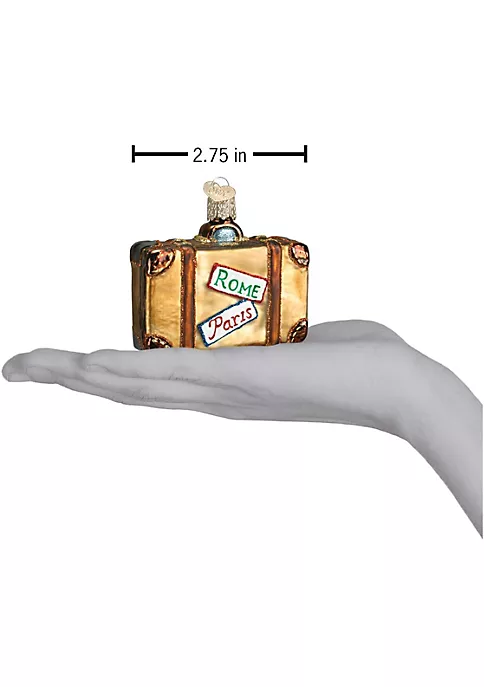 Hot Sale ๐ Old World ๐ Christmas 32105 Glass Blown Suitcase Ornament ๐ฏ 6 Hot Sale ๐ Old World ๐ Christmas 32105 Glass Blown Suitcase Ornament ๐ฏ - Image 4