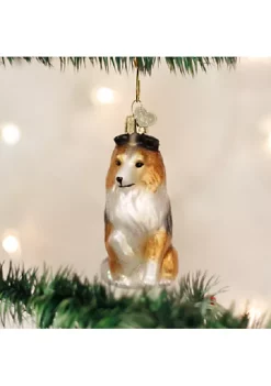 Best deal 😀 Old World 🎁 Christmas Sheltie 🦮 Dog Glass Blown Ornament 🤩 -Old World Christmas Shop Belk 4139