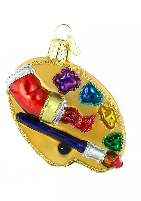 Coupon ๐ Old World ๐ Christmas 36065 Glass Blown Artist???s Palette Ornament ๐ฏ 3 Coupon ๐ Old World ๐ Christmas 36065 Glass Blown Artist???s Palette Ornament ๐ฏ