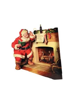 Promo 👏 Old World 🎅 Christmas Ginger Cottages Coca-Cola Stockings were Hung (CCO107) Ornament, Multi (#84206) 👍