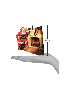 Promo 👏 Old World 🎅 Christmas Ginger Cottages Coca-Cola Stockings were Hung (CCO107) Ornament, Multi (#84206) 👍 -Old World Christmas Shop Belk 4198