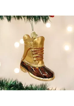 Promo 😉 Old World 🎁 Christmas 32061 Glass Blown Field Boot Ornament 🤩 -Old World Christmas Shop Belk 4201