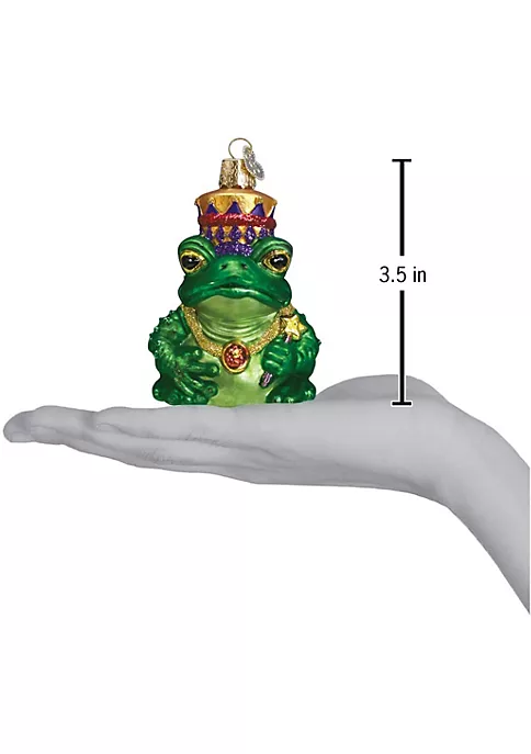 Promo π Old World β Christmas 12010 Blown Glass Frog King Ornament π 5 Promo π Old World β Christmas 12010 Blown Glass Frog King Ornament π - Image 3