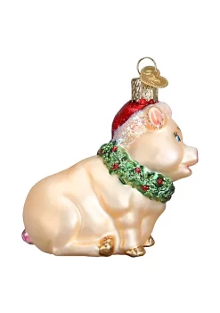 Hot Sale 🎉 Old World 🔔 Christmas Glass Blown Ornaments Holly Pig (#12420) 🛒 -Old World Christmas Shop Belk 4242