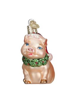 Hot Sale 🎉 Old World 🔔 Christmas Glass Blown Ornaments Holly Pig (#12420) 🛒 -Old World Christmas Shop Belk 4243