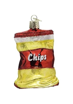Cheapest 🤩 Old World 🎅 Christmas 32154 Glass Blown Bag of Chips Ornament 😍 -Old World Christmas Shop Belk 4246