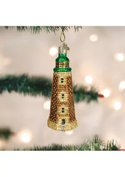 Budget 😀 Old World 🎅 Christmas Glass Blown Ornament Old Cape Henry Lighthouse (#20040) ✔️ -Old World Christmas Shop Belk 4248