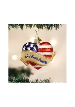 Brand new 🌟 Old World ❄ Christmas Assortment Glass Blown Ornaments for ❄ Christmas Tree God Bless America Heart ⭐ -Old World Christmas Shop Belk 4272
