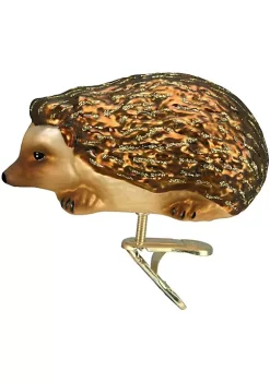Brand new 😀 Old World 🎅 Christmas 12263 Glass Blown Clip-On Hedge Hog Ornament 🔥