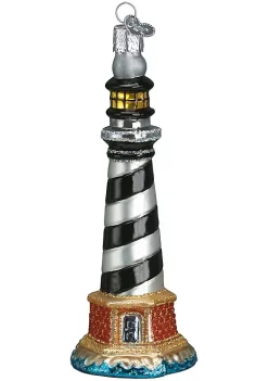 Flash Sale 👏 Old World 🎄 Christmas Glass Blown Ornament (#20017) Cape Hatteras Lighthouse, 5.5" 😉 -Old World Christmas Shop Belk 4281