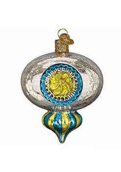 Budget 🥰 Old World 🔔 Christmas 51507 Glass Blown Shiny Mercury Reflection Ornament ✨