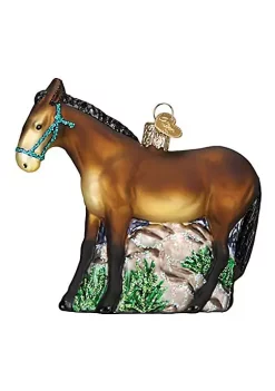 Best Sale 👍 Old World 🎄 Christmas Ornaments Mule Glass Blown Ornament (#12582) 😉