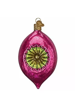 Wholesale 👍 Old World 🎅 Christmas 51500 Glass Blown Dazzling Fuchsia Reflection Ornament 🥰