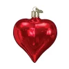 Buy 🎉 Old World 🎅 Christmas Large Shiny Red Heart Glass Blown Ornament 🧨 -Old World Christmas Shop Belk 4353