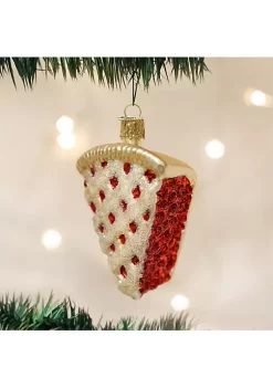 Outlet 🔥 Old World 🎄 Christmas Glass Blown Ornament Piece of Cherry Pie (#32018) 😍 -Old World Christmas Shop Belk 4394