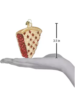 Outlet 🔥 Old World 🎄 Christmas Glass Blown Ornament Piece of Cherry Pie (#32018) 😍 -Old World Christmas Shop Belk 4395