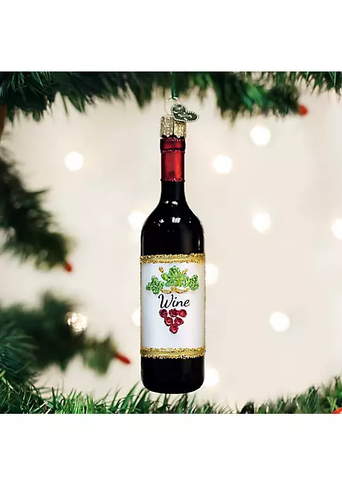 Cheap ⌛ Old World 🎄 Christmas 32291 Glass Blown Red Wine Bottle Ornament 😍 4 Cheap ⌛ Old World 🎄 Christmas 32291 Glass Blown Red Wine Bottle Ornament 😍 - Image 2