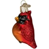 Budget ⭐ Old World 🎄 Christmas Mini Cardinal Glass Blown Ornament 😍 -Old World Christmas Shop Belk 4399