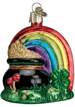 Hot Sale ⭐ Old World 🎅 Christmas Irish Gift Collection Glass Blown Ornaments for 🎅 Christmas Tree Pot of Gold ⌛ -Old World Christmas Shop Belk 4409
